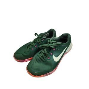 Nike Metcon 2 AMP Crossfit Shoes Green and Pink Size 6